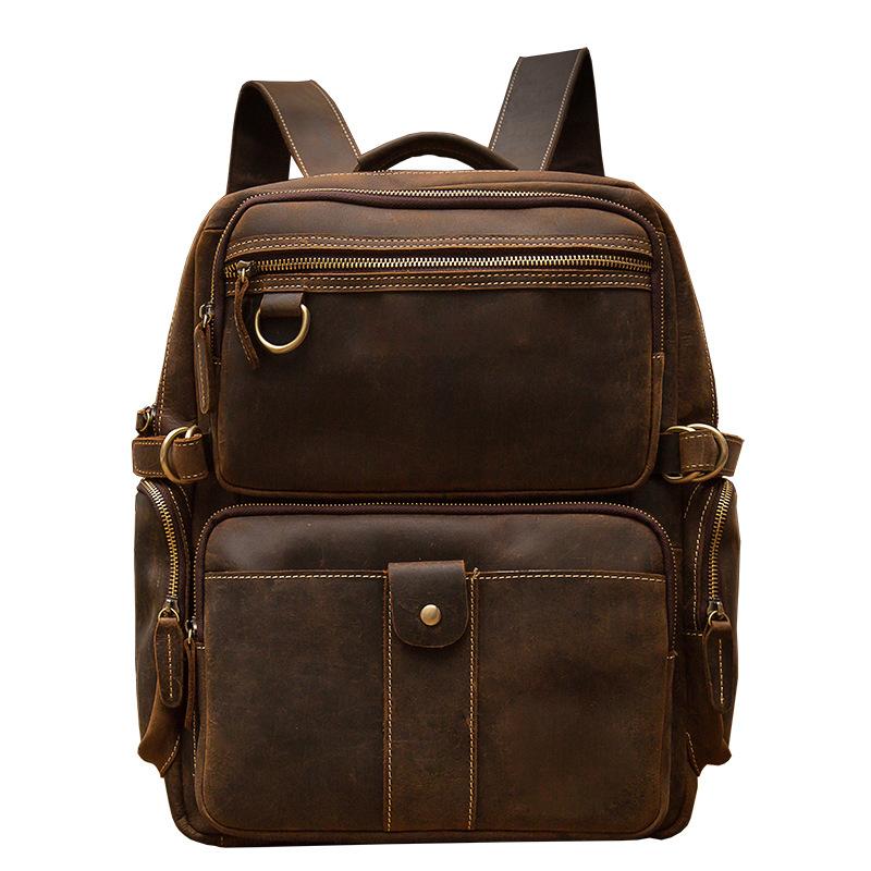 Brown Leather Backpack | Journey