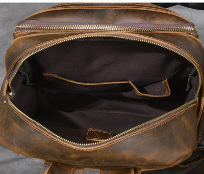 Brown Leather Backpack | Journey