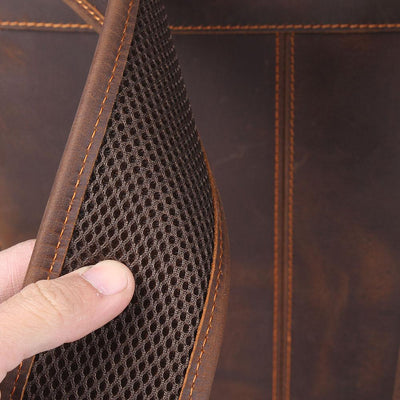 Brown Leather Backpack | Stellan