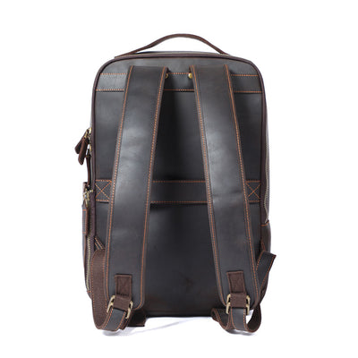 Leather Laptop Rucksack | Yates