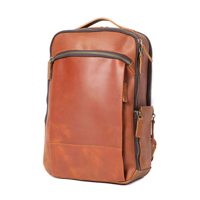 Leather Laptop Bookbag | Rory