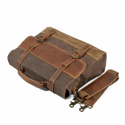 Waxed Canvas Messenger Bag | Phoenix