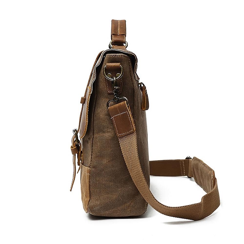 Waxed Canvas Messenger Bag | Phoenix