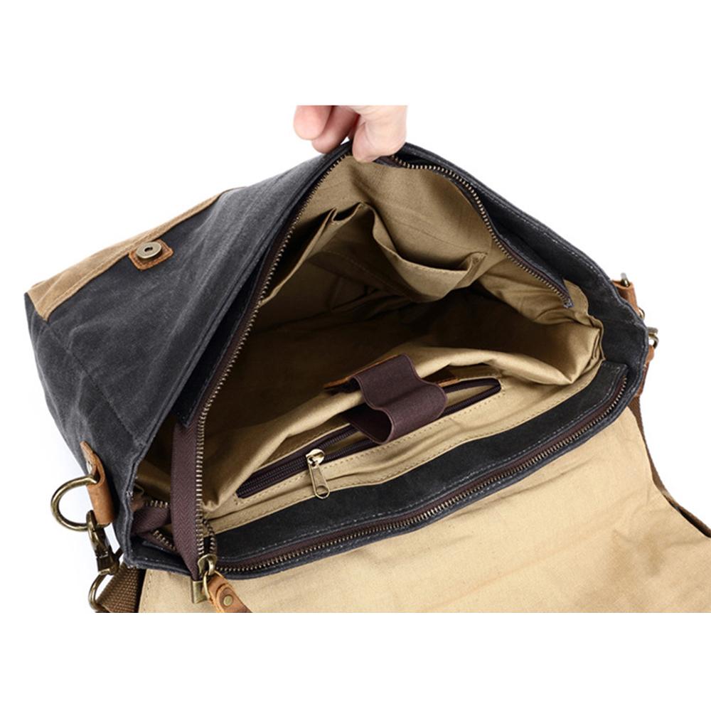 Waxed Canvas Messenger Bag | Phoenix