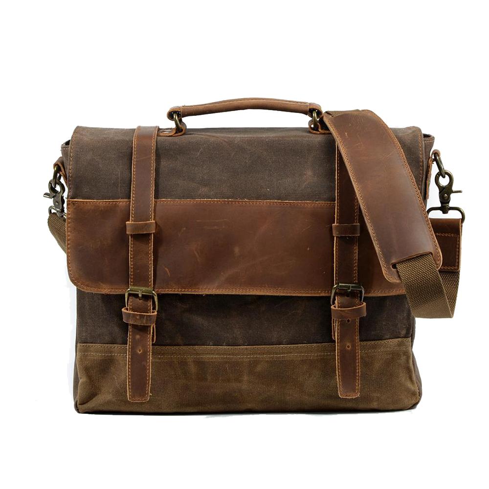 Waxed Canvas Messenger Bag | Phoenix