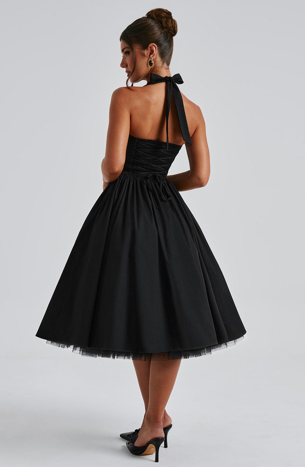 Cressida – Midi Dress with Natural Elegance