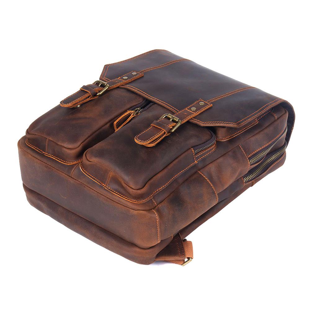 Brown Leather Backpack | Stellan