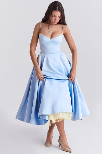 Cindy – Romantic Charm Midi Tulle Dress