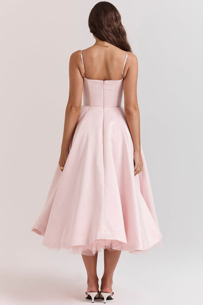 Cindy – Romantic Charm Midi Tulle Dress