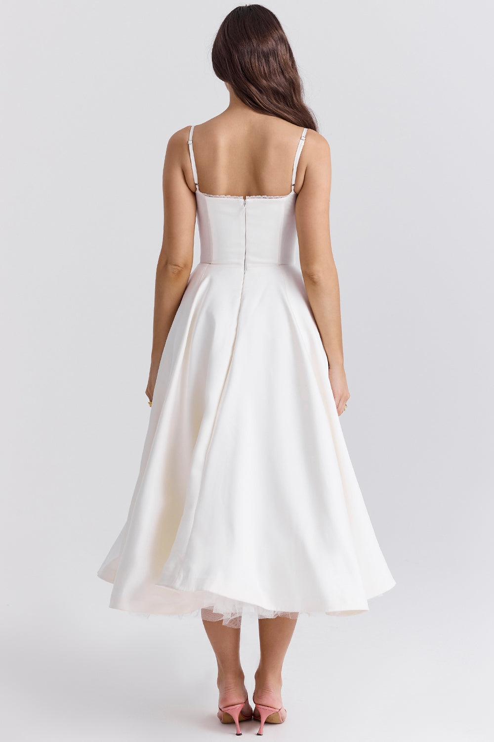 Cindy – Romantic Charm Midi Tulle Dress