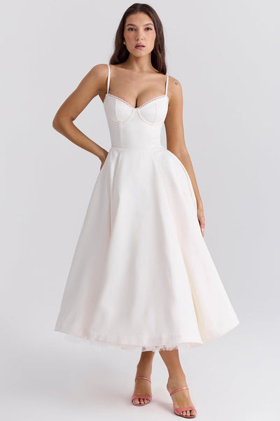 Cindy – Romantic Charm Midi Tulle Dress