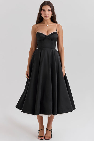 Cindy – Romantic Charm Midi Tulle Dress