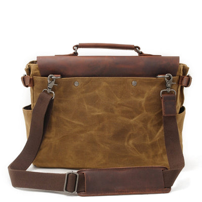 Canvas Crossbody Messenger Bag | Caius