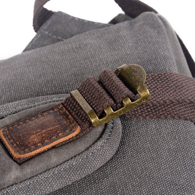 Canvas Leather Backpack | Ridge