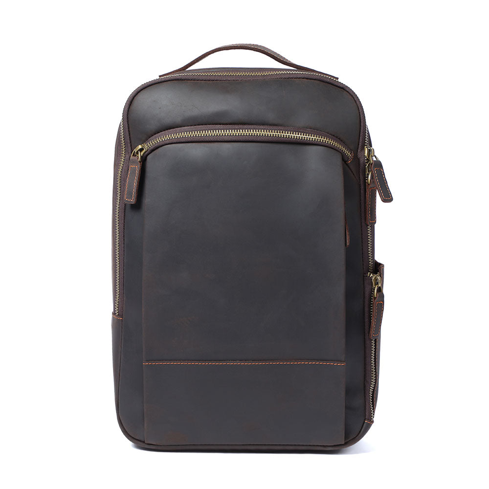Leather Laptop Rucksack | Yates