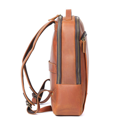 Leather Laptop Rucksack | Yates