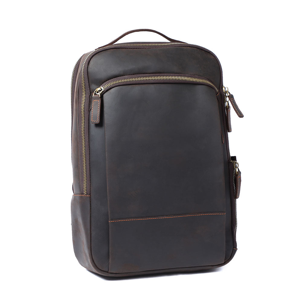 Leather Laptop Bookbag | Rory
