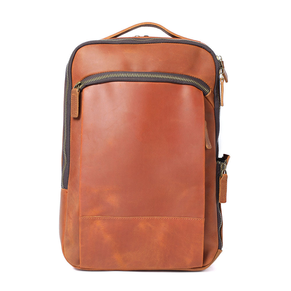 Leather Laptop Bookbag | Rory