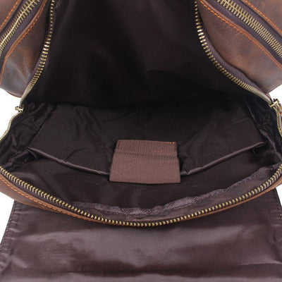 Brown Leather Backpack | Stellan