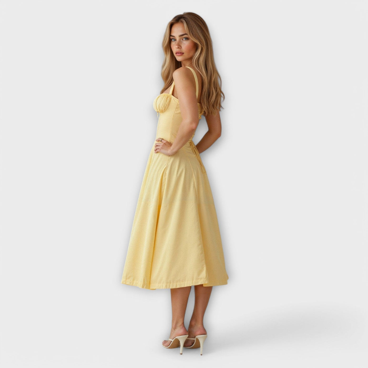 Kiana - Corset Midi Dress