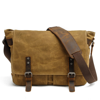 Retro Brown Messenger Bag | Cillian