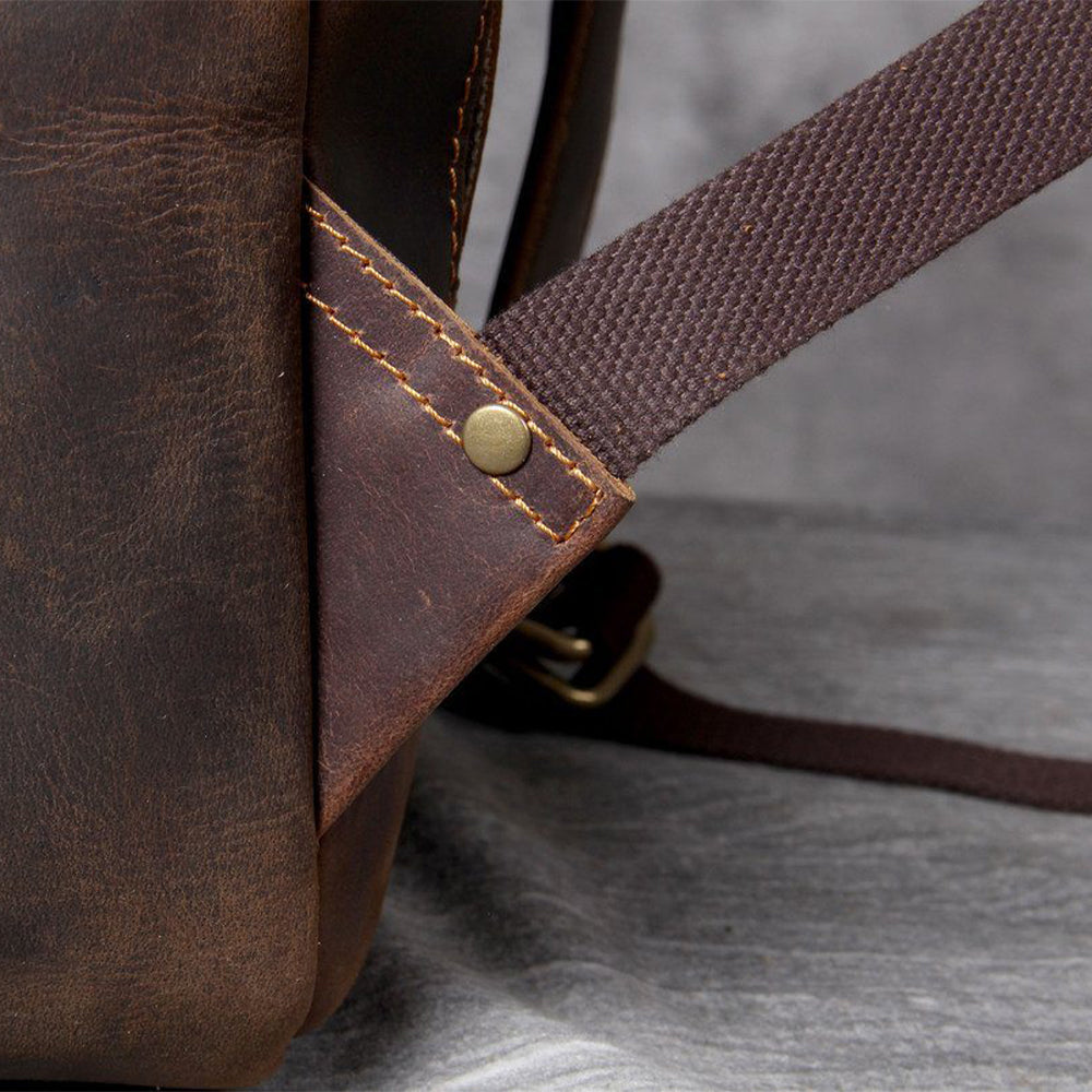 Tan Leather Backpack | Corbinian