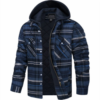 Axel | Checked Jacket with Zipper