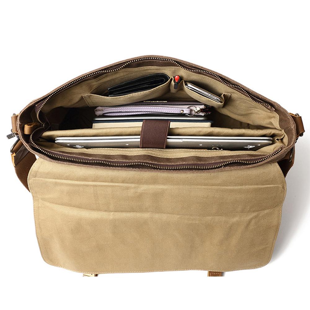 Waxed Canvas Messenger Bag | Phoenix