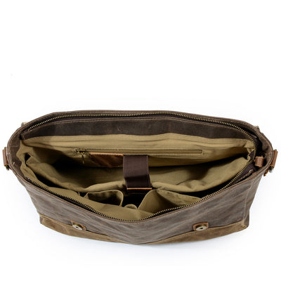 Waxed Canvas Messenger Bag | Phoenix